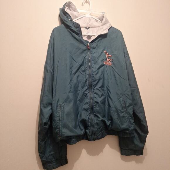 Vintage 90s Disney Mens XXL Spell Out Tigger Lined Hooded Jacket See Description - Picture 1 of 8